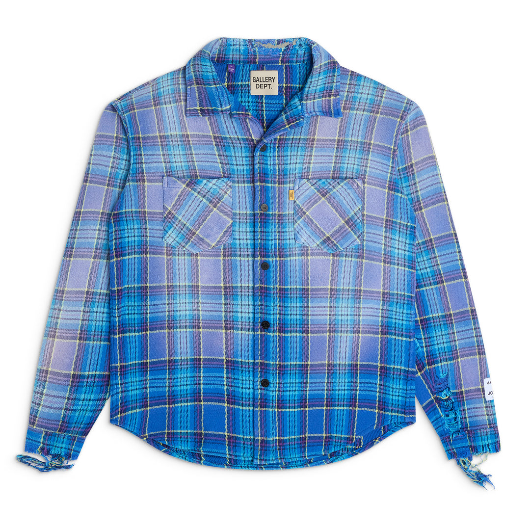 Gallery Dept Marley Flannel Blue1 Gallery Dept Marley Flannel Blue